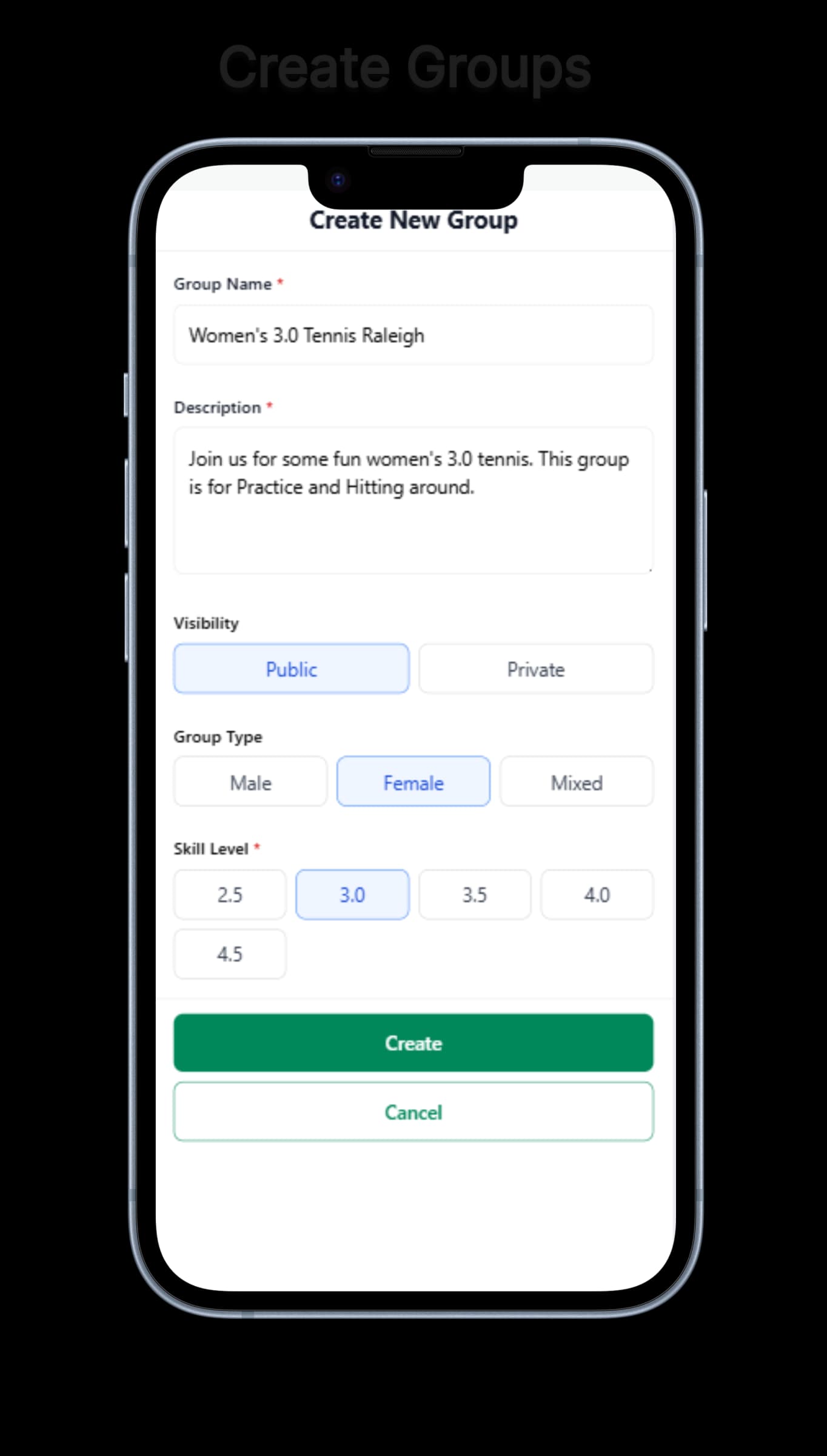 Tennis App Feature 4